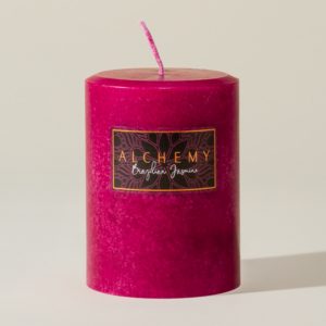 Brazilian Jasmine Candle in Jewel Raspberry | Alchemy Candles